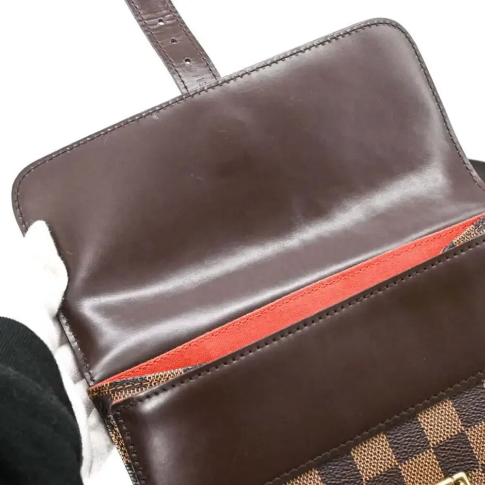 LOUIS VUITTON Brown Damier Canvas Backpack